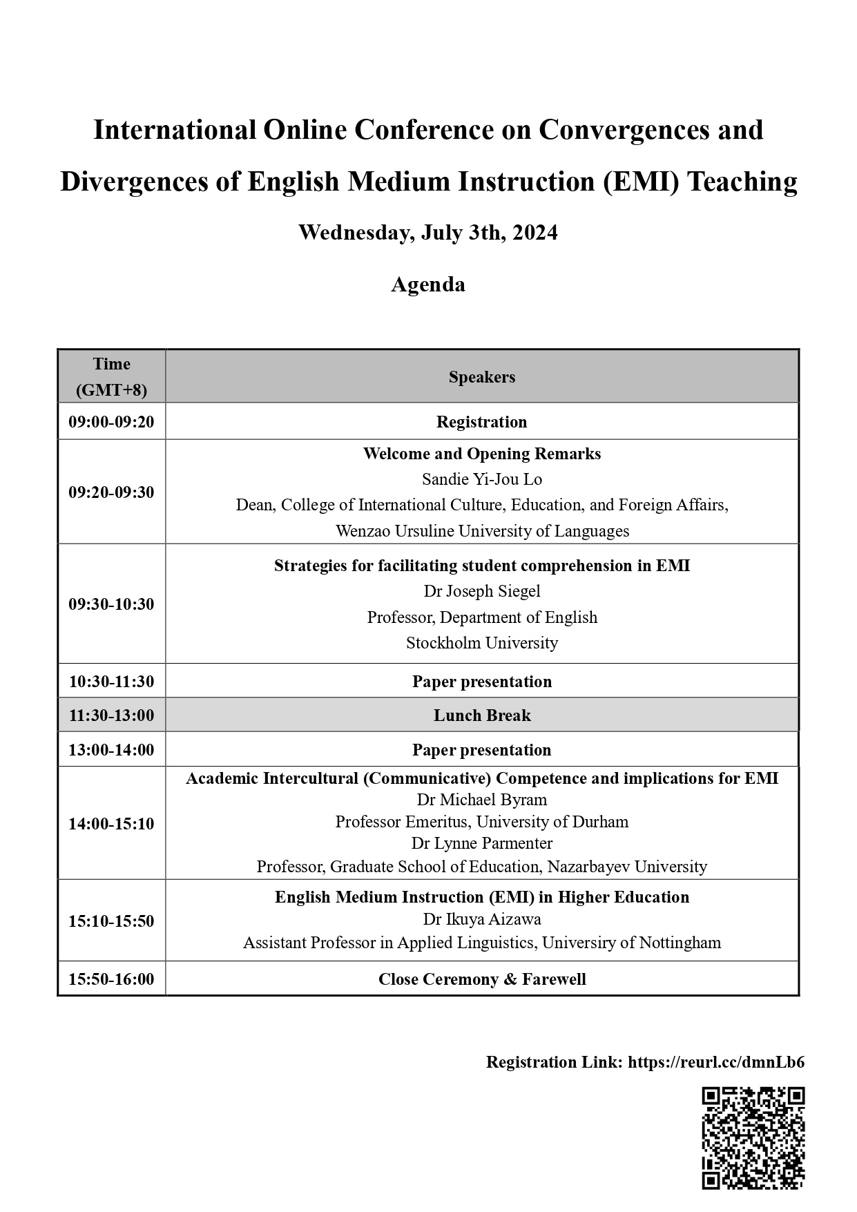 【活動轉知/EMI Conference News】文藻外語大學 EMI教學研討會
